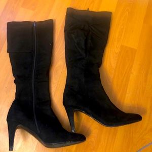 Women’s Black Faux Suede Boots